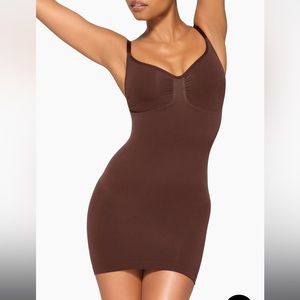 SKIMS seamless sculpt slip dress size small